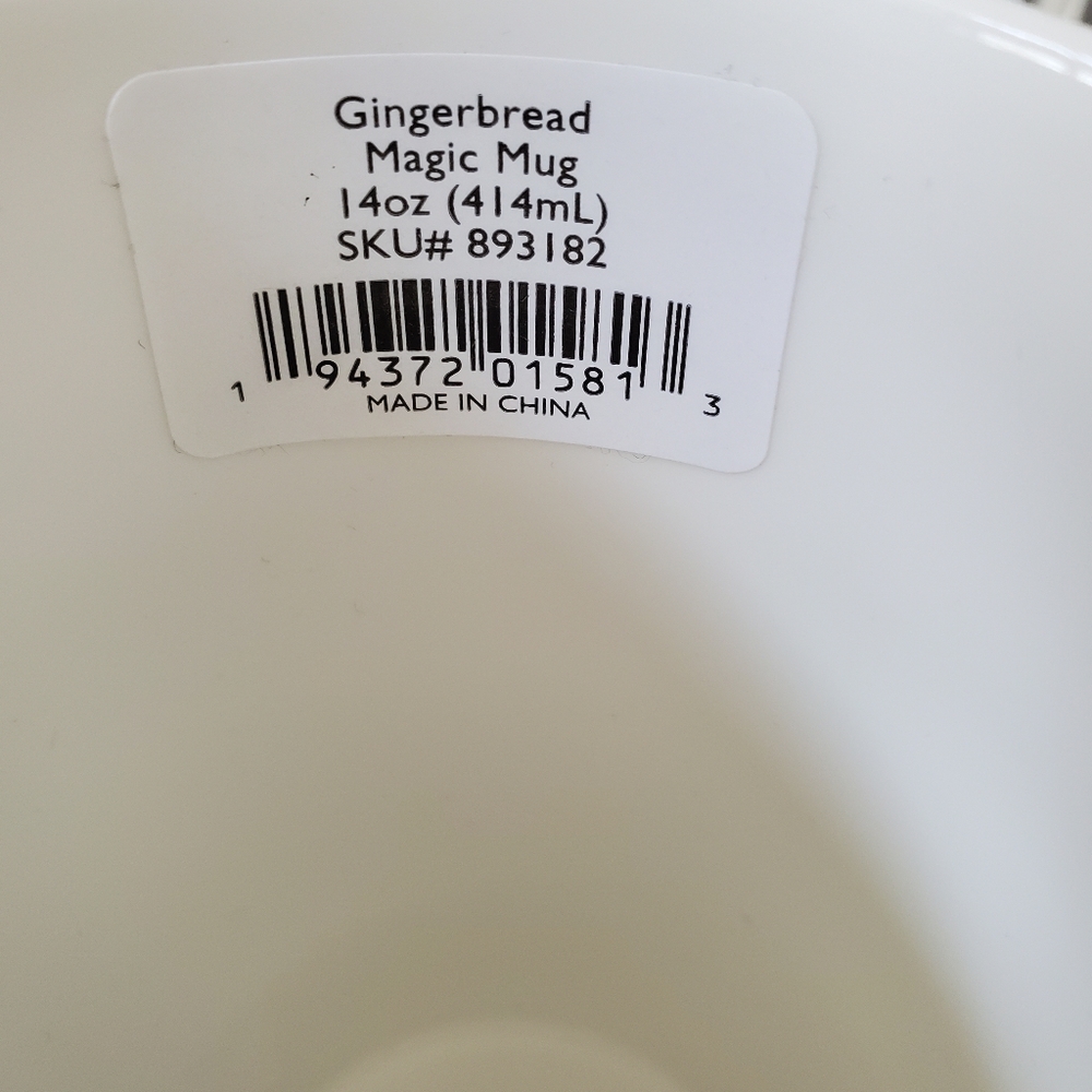 Lenox Gingerbread Bears Magic Color Changing Mug - Picture 3 of 3